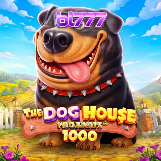 The Dog House Megaways 1000 slot machine gameplay screen